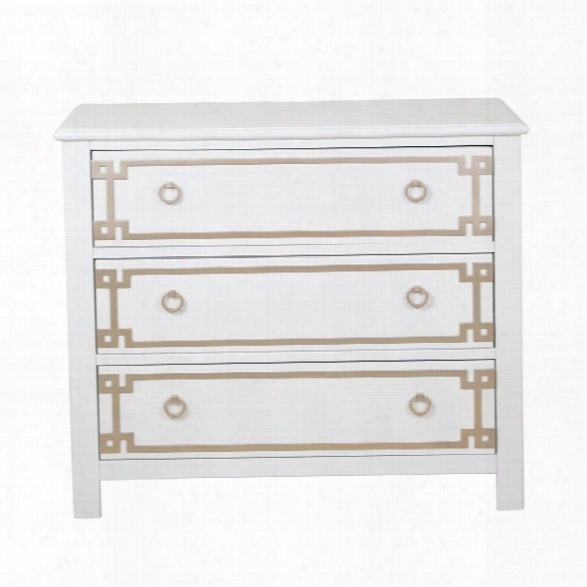 Pulaski Accentrics Home 3 Drawer Accent Chest In White