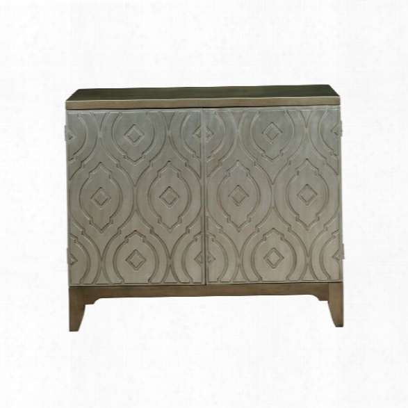 Pulaski Imperial Metallic Accent Chest In Silver