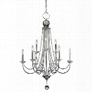 Z-Lite Serenade 9 Light Chandelier in Chrome