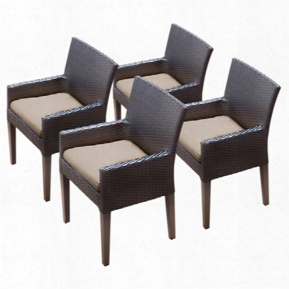 Tkc Napa Patio Dining Arm Chair (set Of 4)
