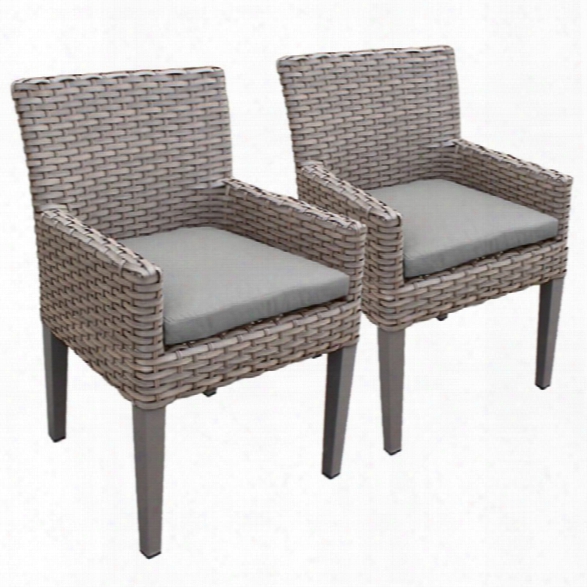 Tkc Oasis Patio Dining Arm Chair (set Of 2)