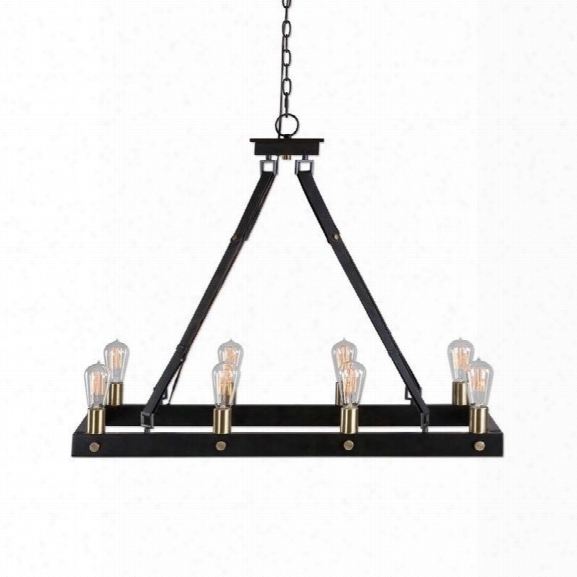 Uttermost Marlow 8 Light Rectangle Chandelier