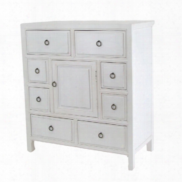 Wayborn Suchow 8 Drawer Apothecary Chest In Whitewash