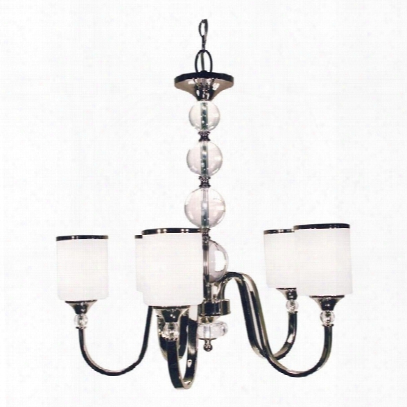 Z-lite Cosmopolitan 5 Light Chandelier In Chrome