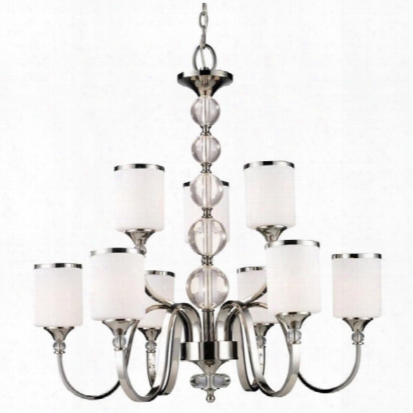 Z-lite Cosmopolitan 9 Light Chandelier In Chrome