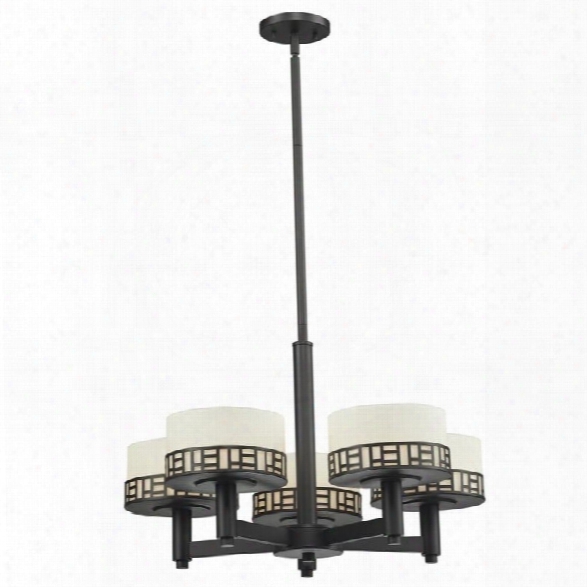 Z-lite Elea 5 Light Chandelier In Bronze