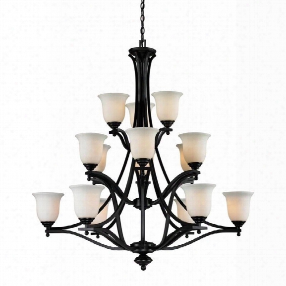 Z-lite Lagoon 15 Light Chandelier In Bronze