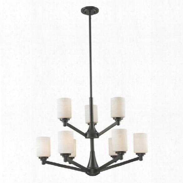 Z-lite Montego 9 Light Chandelier In Coppery Bronze