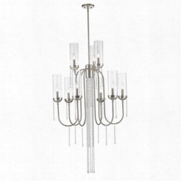 Z-lite Siena 9 Light Chandelier In Brushed Nickel