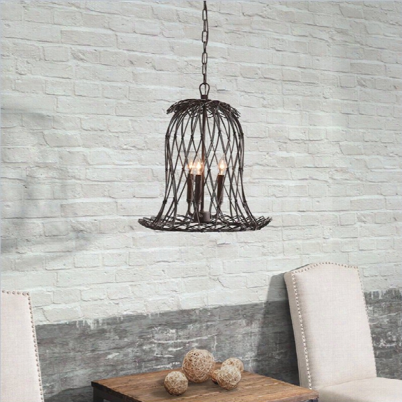 Zuo Chert Ceiling Lamp In Rust