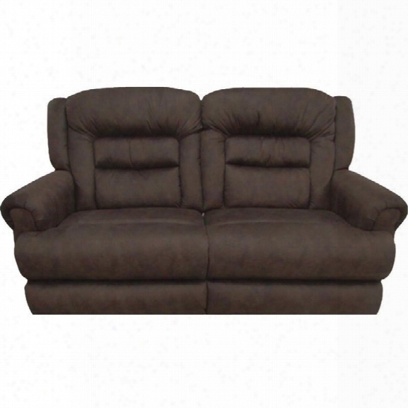 Catnapper Atlas Power Reclining Fabric Sofa In Sable