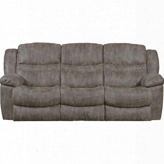 Catnapper Valiant Power Reclining Sofa With Drop Down Table In Marble