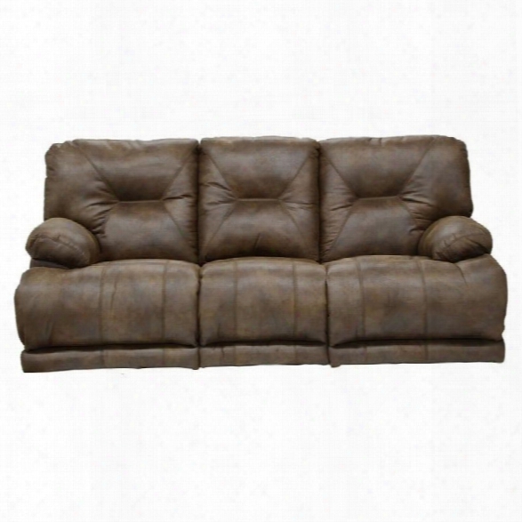 Catnapper Voyager Power Lay Flat Reclining Sofa In Elk