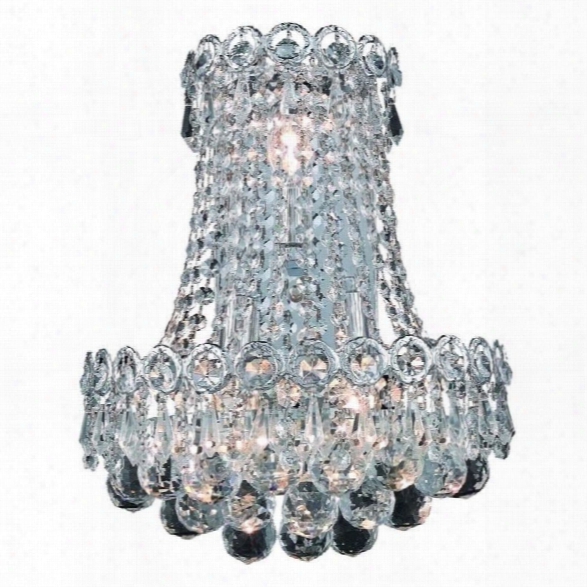 Elegant Lighting Century 17 3 Light Spectra Crystal Wall Sconce