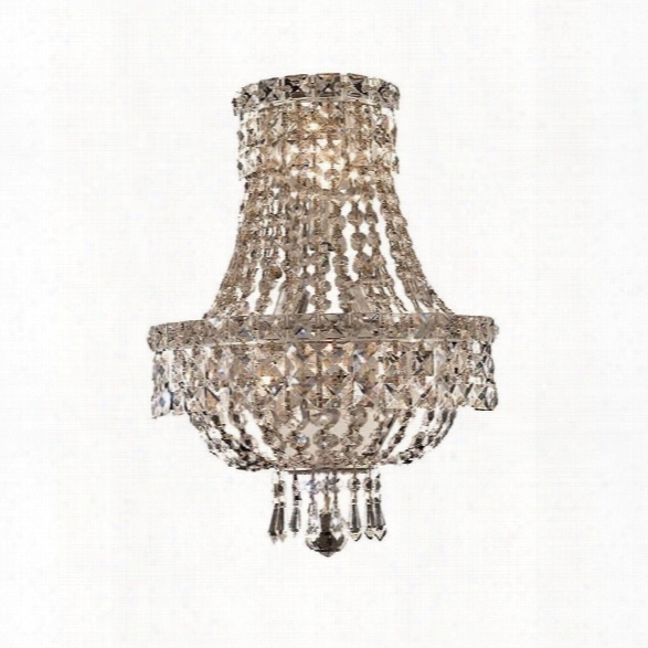 Elegant Lighting Tranquil 12 3 Light Spectra Crystal Wall Sconce