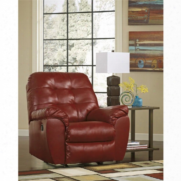 Flash Furniture Durablend Recliner In Red