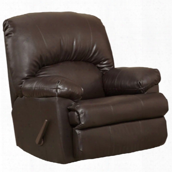 Flash Furniture Leather Recliner In Chocolate