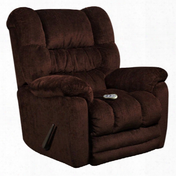 Flash Furniture Temptation Massage Recliner With Heat In Mahogany