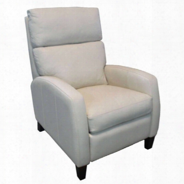 Hooker Furniture Leather Recliner Chair In Axis Linen