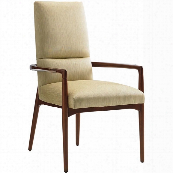 Lexington Take Five Chelsea Upholstered Dining Arm Chair In Seville