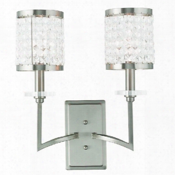 Livex Grammercy Wall Sconce In Brushed Nickel