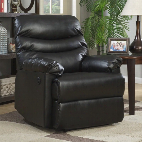 Picket House Furnishings Decklan Power Recliner In Black