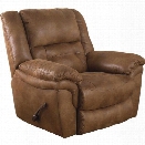 Catnapper Joyner Power Lay Flat Fabric Recliner in Almond