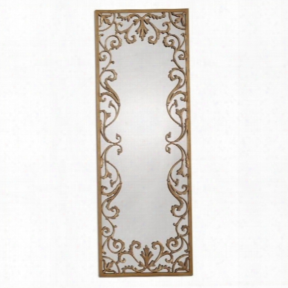 Uttermost Apricena Decorative Mirror In Antiqued Gold