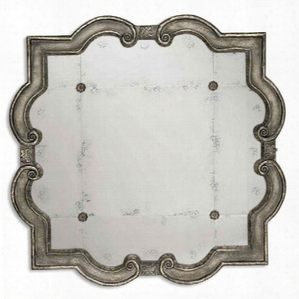Uttermost Prisca Mirror In Distressed Silver