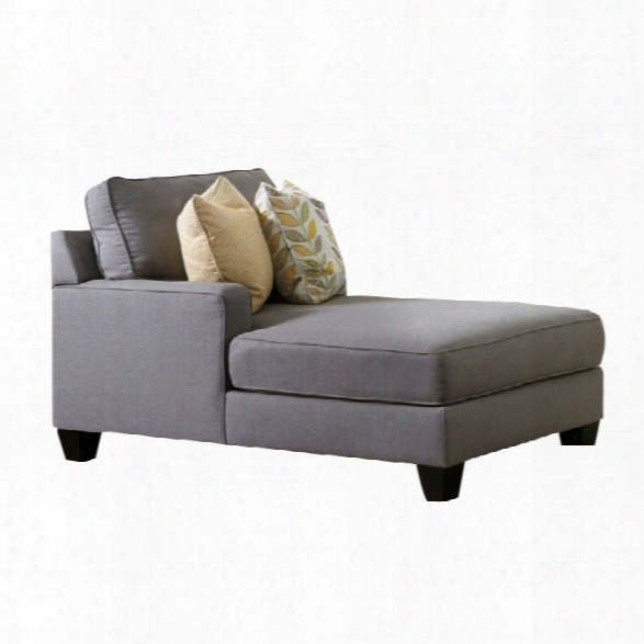 Ashley Chamberly Left Arm Facing Corner Chaise In Alloy