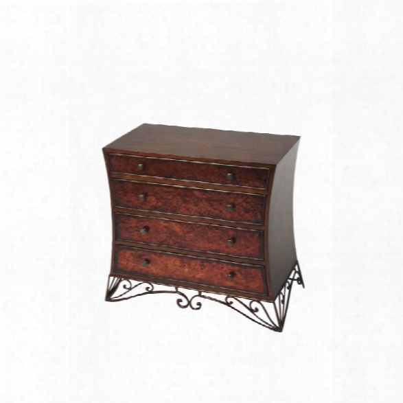 Butler Specialty Heritage 4 Drawer Ccent Chest In Copper