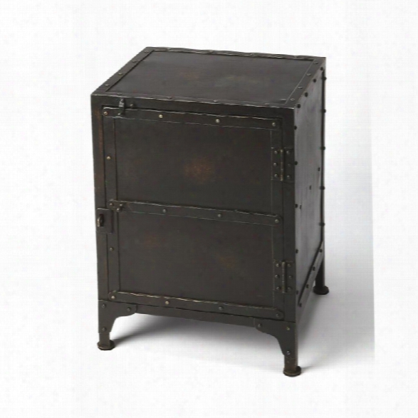 Butler Specialty Industrial Chic Owen Side Chest In Industrial