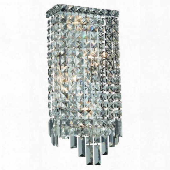 Elegant Lighting Maxime 18 4 Light Elements Crystal Wall Sconce
