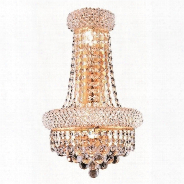 Elegant Lighting Primo 17 4 Light Elements Crystal Wall Sconce