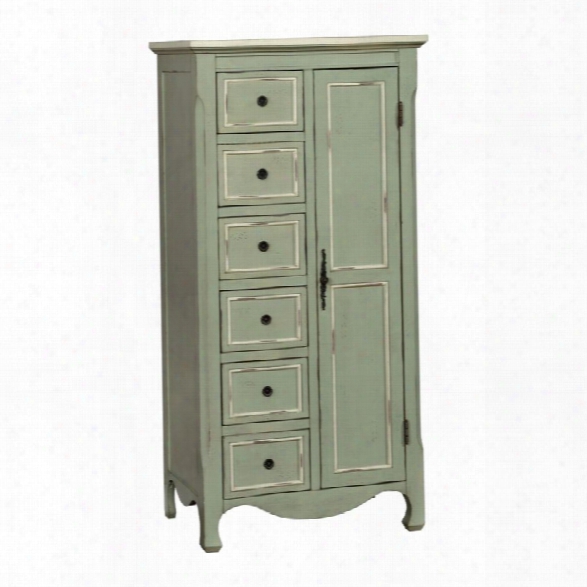 Furniture Of America Oneida Accent Chest In Teal