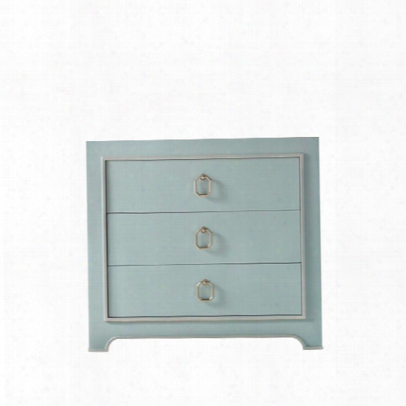 Hooker Furniture Melange Lia Drawer 3 Drawer Accent Chest In Blue