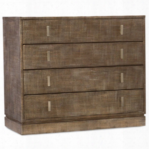 Hooker Furniture Melange Lulu Four Drawer Chest In Brown