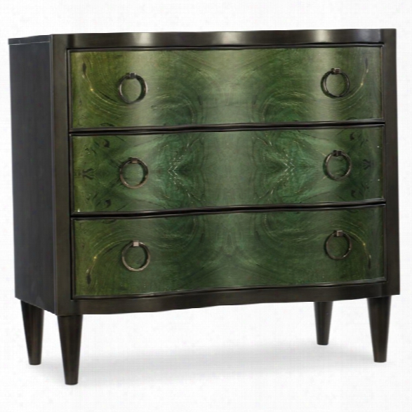 Hooker Furniture Melange Tolli 3 Drawer Accent Chest In Green