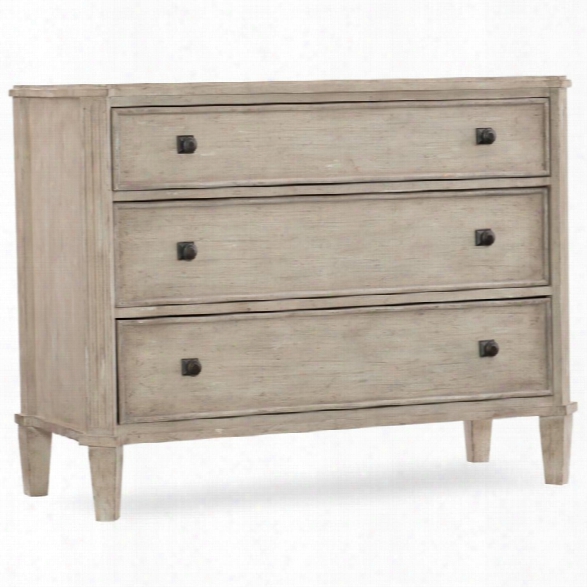 Hooker Furniture Refuge 3 Drawer Accent Chest In White Oak