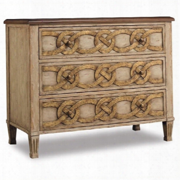 Hooker Furniture Three-drawer Accent Chest With Drop Front Top Drawer