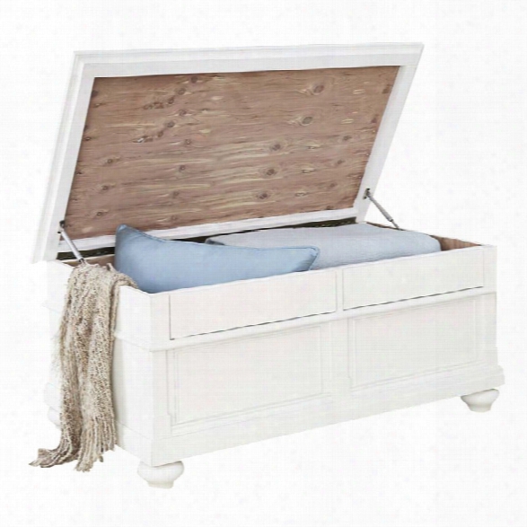 Liberty Furniture Harbor View Storage Trunk In Linen