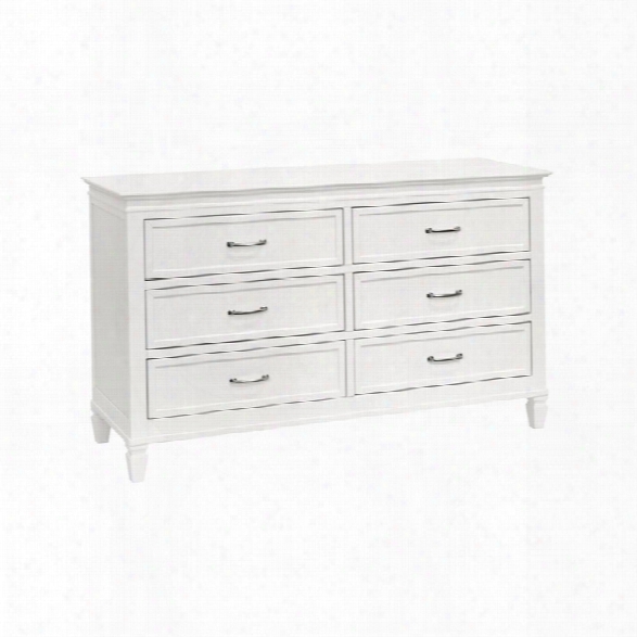 Million Dollar Baby Classic Darlington 6 Drawer Double Dresser In Warm White