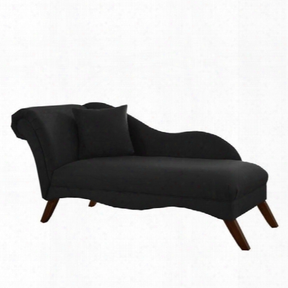 Skyline Chaise Lounge In Black