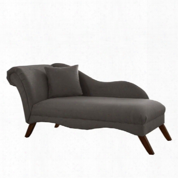 Skyline Chaise Lounge In Charcoal