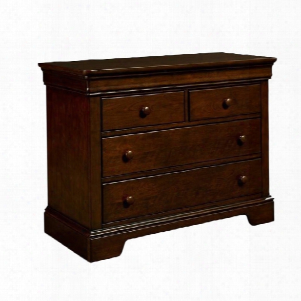 Stone & Leigh Teaberry Lane 4 Drawer Dresser In Midnight Cherry