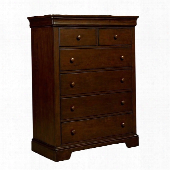 Stone & Leigh Teaberry Lane 6 Drawer Chest In Midnight Cherry