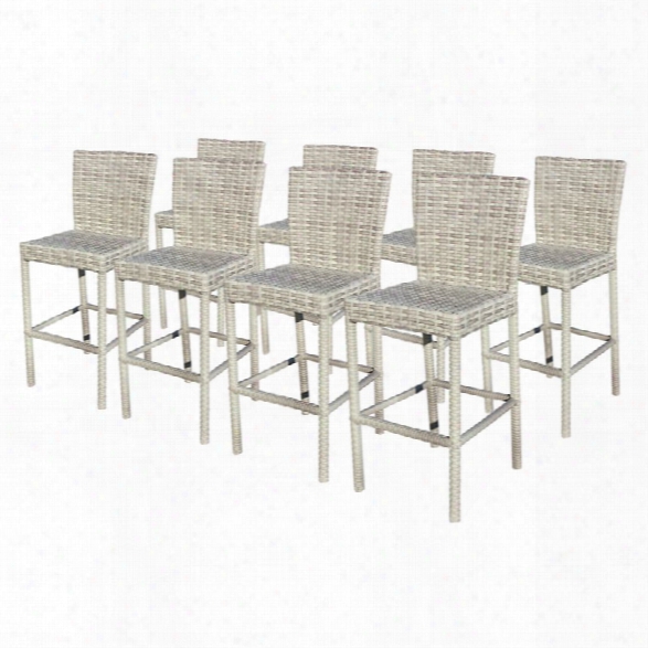 Tkc Fairmont 30 Patio Bar Stool In Vanilla Cream (set Of 8)