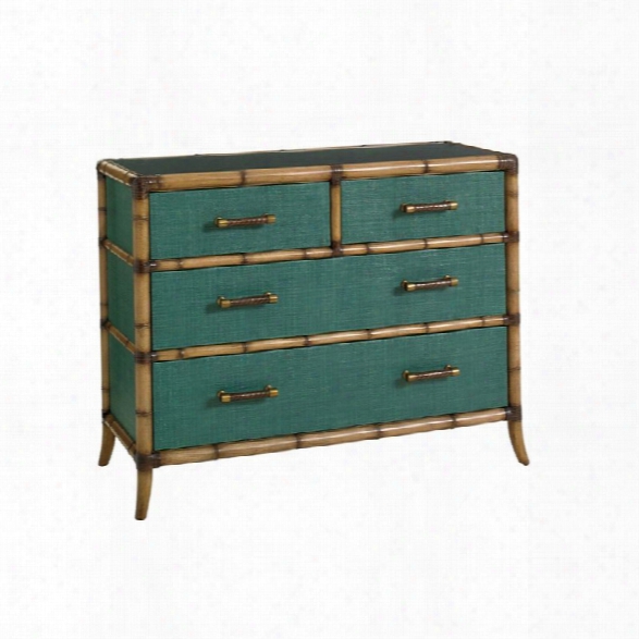 Tommy Bahama Twin Palms Pacific Teal 4 Drawer Chst