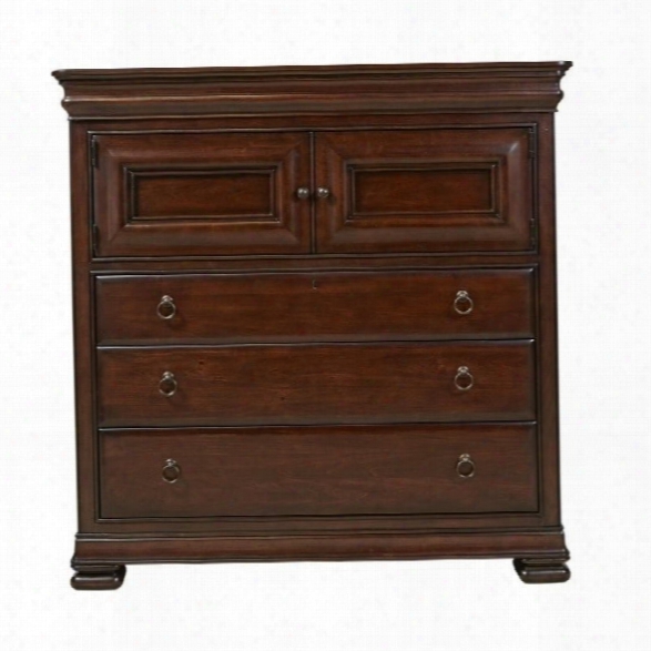 Universal Furniture Reprise Dressing Accent Chest In Rustic Cherry