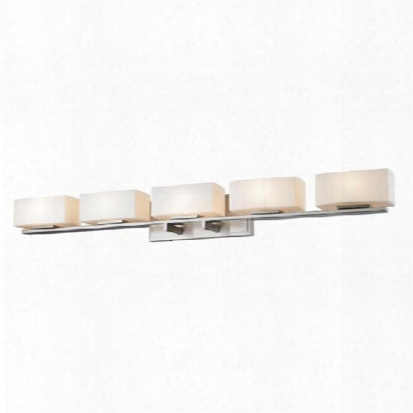 Z-lite Kaleb 5 Light Vanity Light In Brushed Nickel